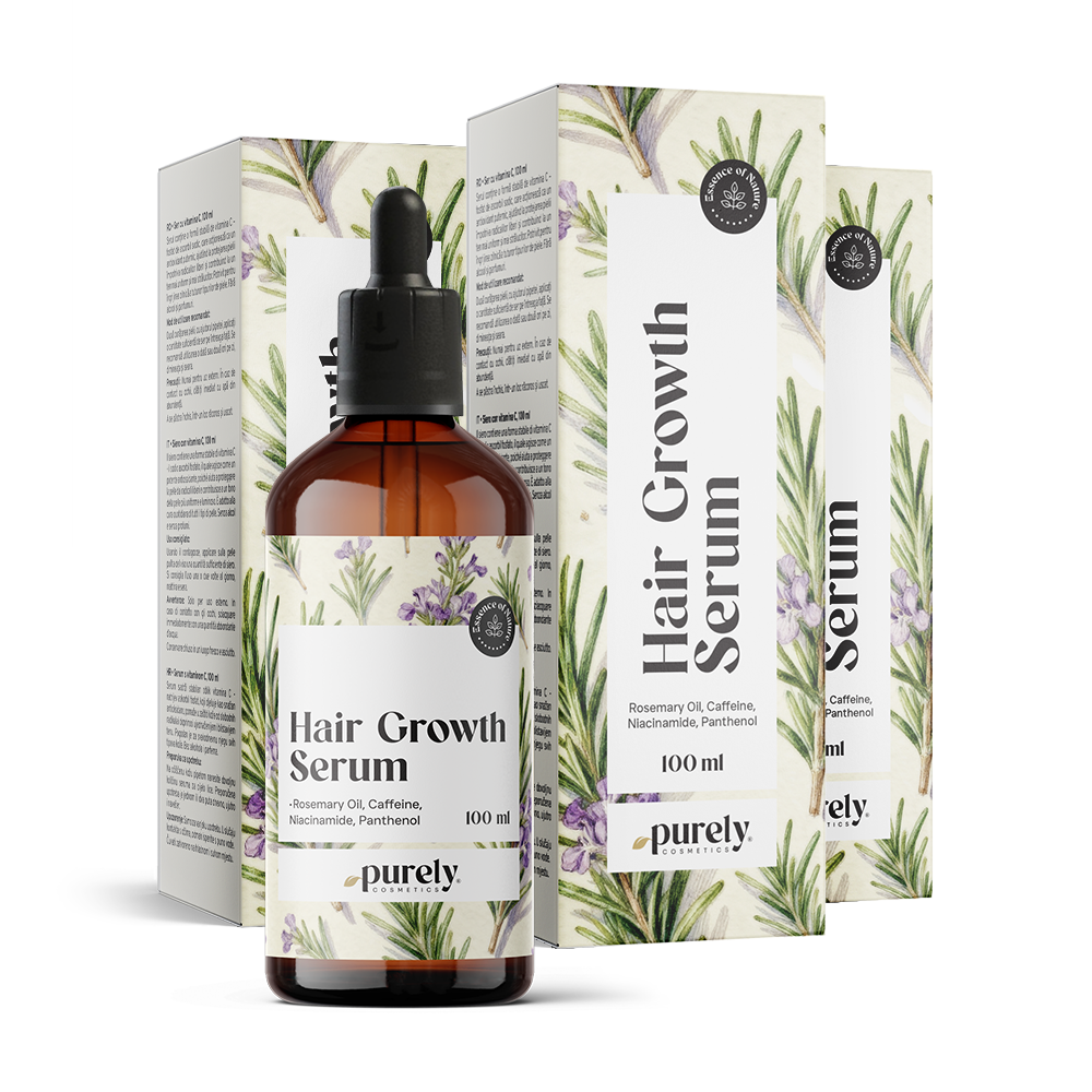 3x Siero per la crescita dei capelli, totale 300 ml