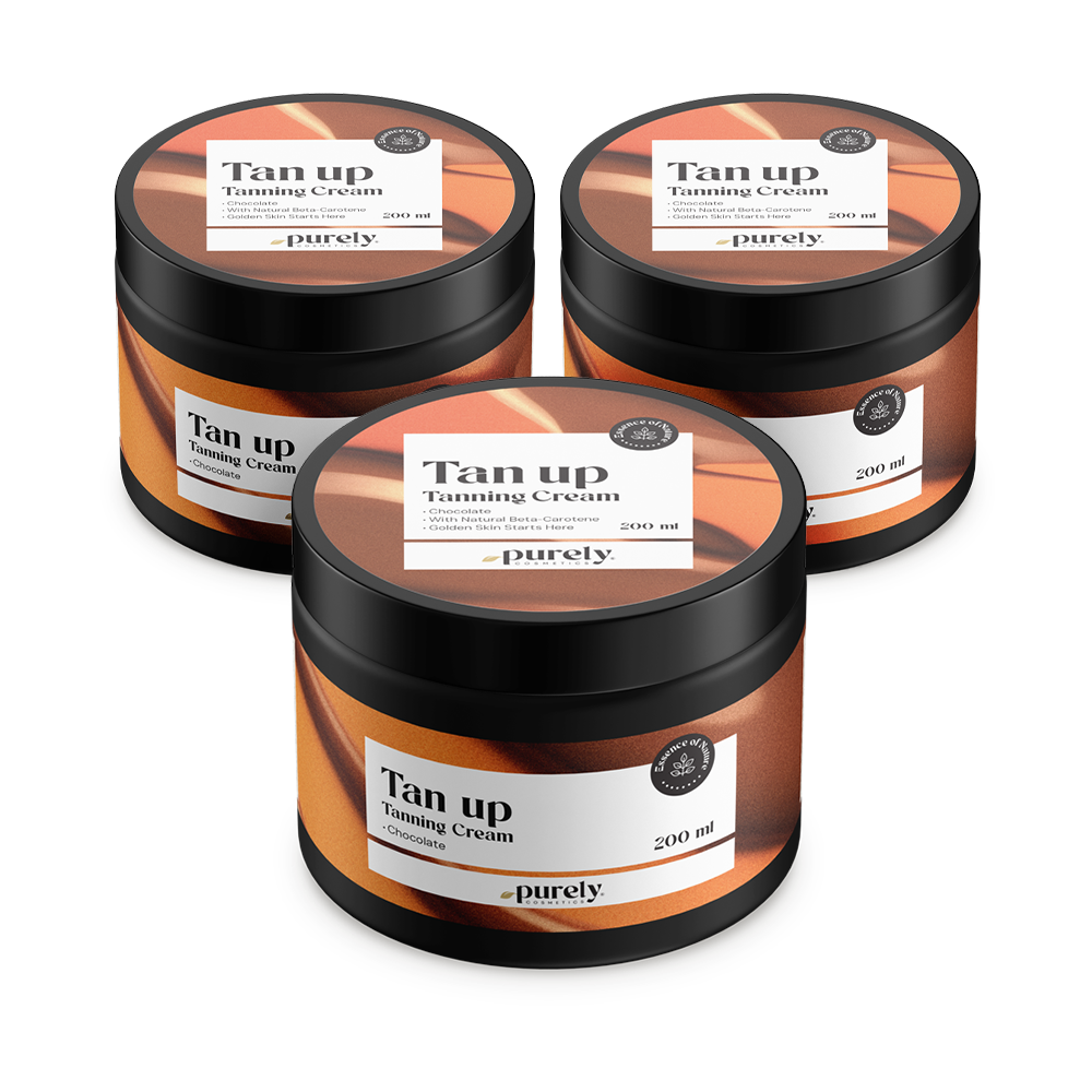 3x Tan up unguento abbronzante – cioccolato, totale 600 ml