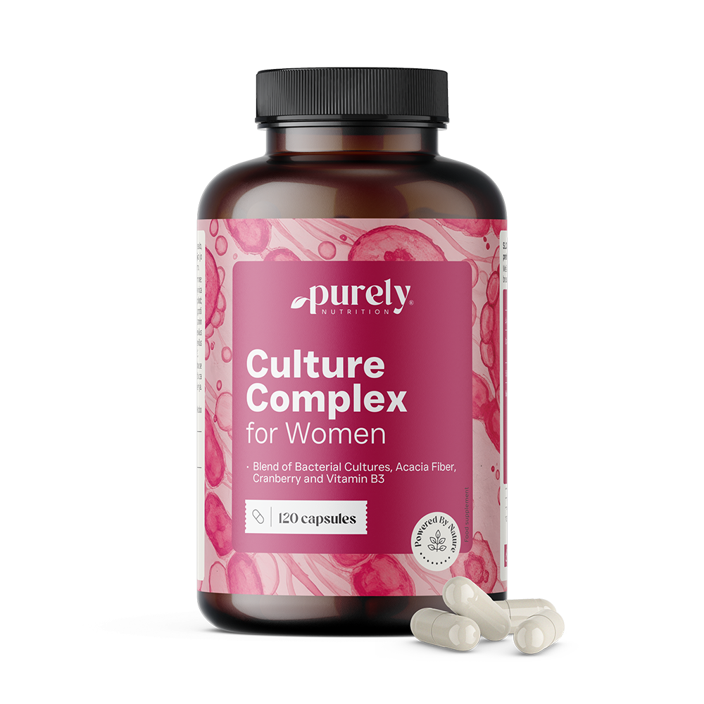 Complesso femminile con colture microbiologiche, 120 capsule