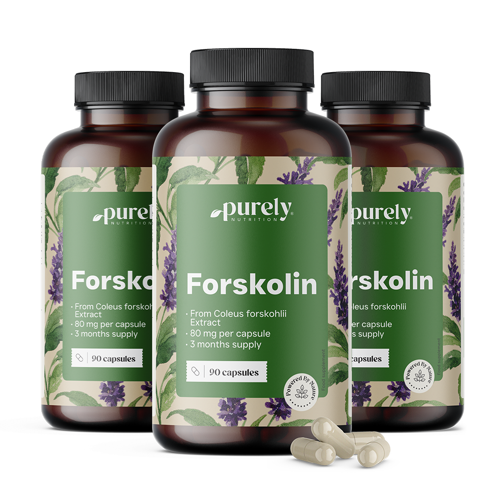 3x Forskolina 80 mg, totale 270 capsule