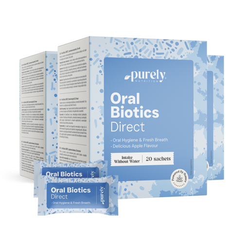 3x Oral Biotics DIRECT, totale 60 bustine