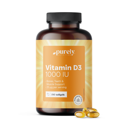 Vitamina D3 1000 U.I., 180 capsule molli
